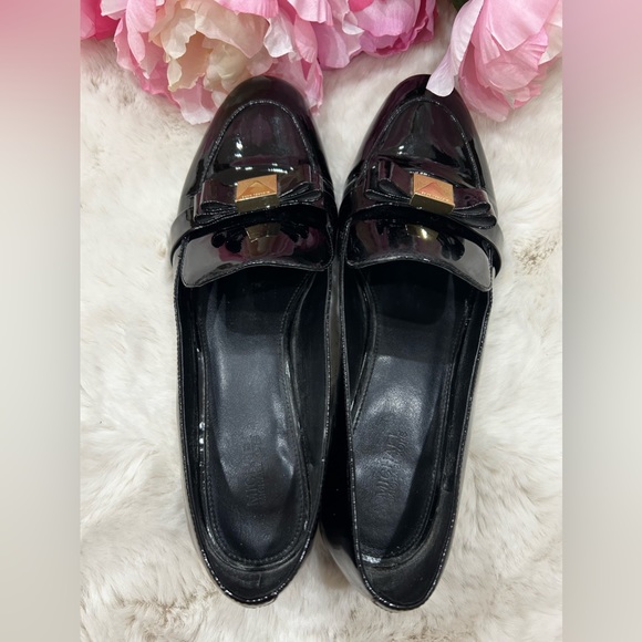Michael Kors black leather LOAFERS CAROLINE - Picture 9 of 14